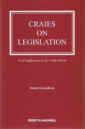 Craies on Legislation