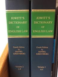 Jowitts dictionary